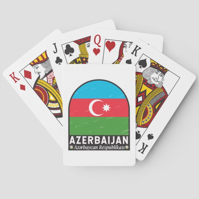 Baralho Azerbaijão: Emblema em desolação (Verso)