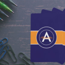 Azul-Marinho escuro - Laranja