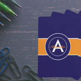 Baralho Azul-Marinho escuro - Laranja