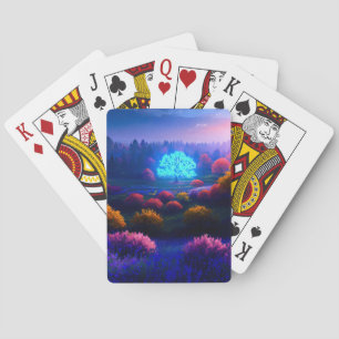 Baralho Azure Brilliance, o Embraço da Árvore Radiante