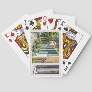 Baralho Bairro francês em Charleston histórico, SC