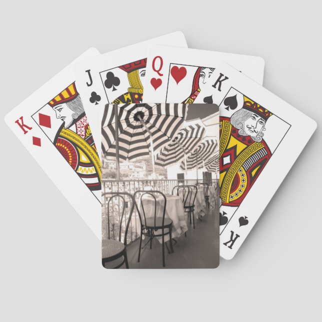 Baralho Balconha de restaurante Quaint, Itália (Verso)