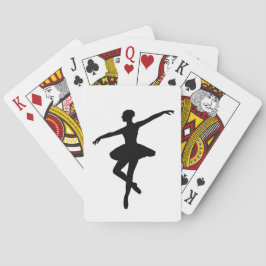 Baralho Ballerina branca branca branca Balé simples