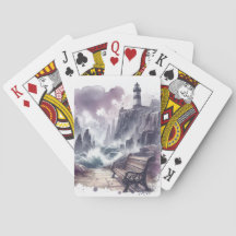 Banco na frente do farol