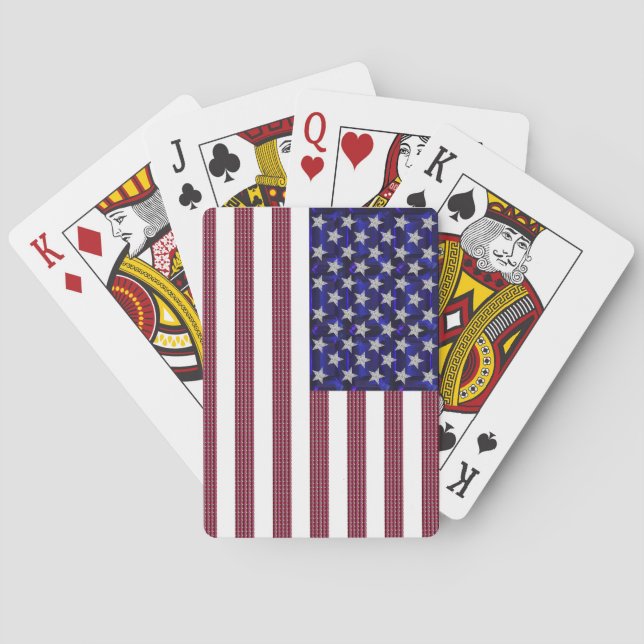 Baralho Bandeira Americana (Verso)