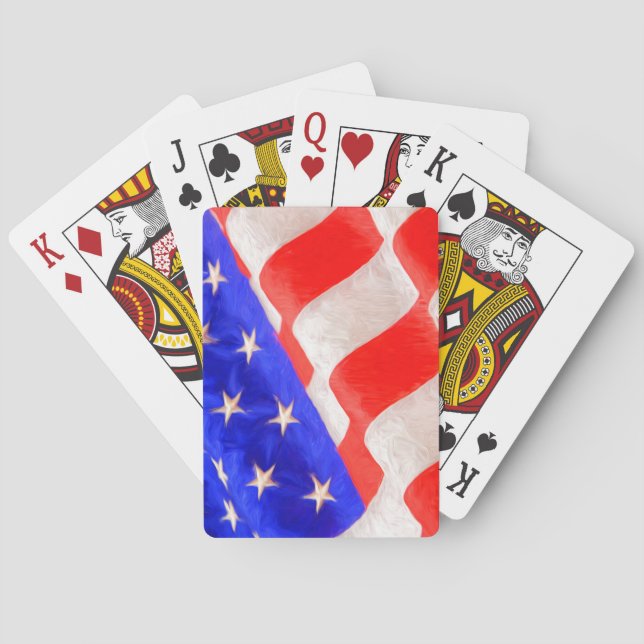 Baralho Bandeira Americana (Verso)