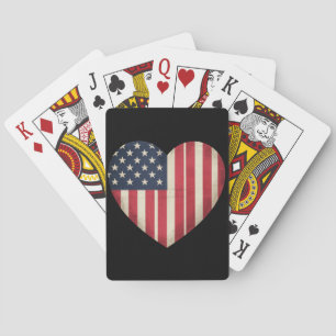 Baralho Bandeira Americana Patriótica de 4 de Julho USA Es