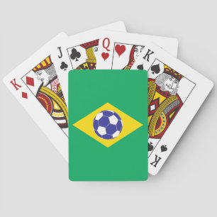Baralho Bandeira brasileira do futebol