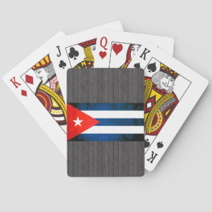 Baralho Bandeira colorida do cubano do contraste