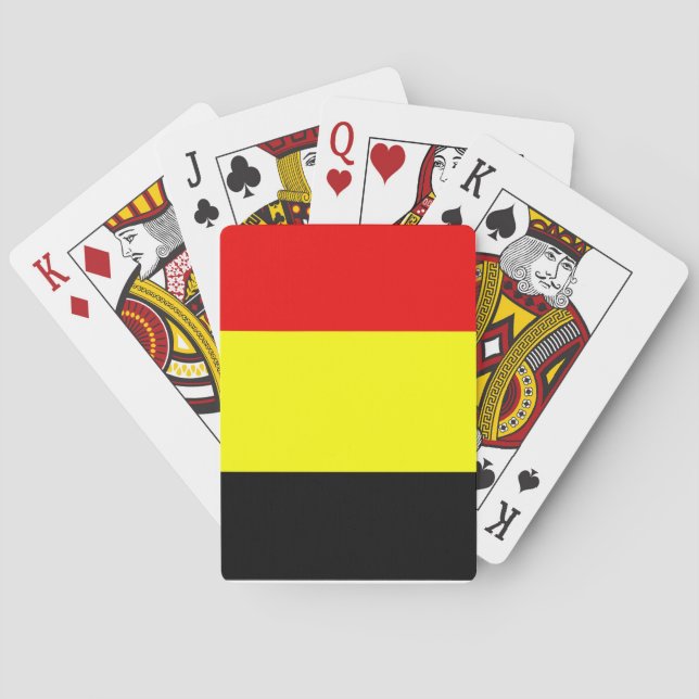 Baralho Bandeira da Bélgica (Verso)