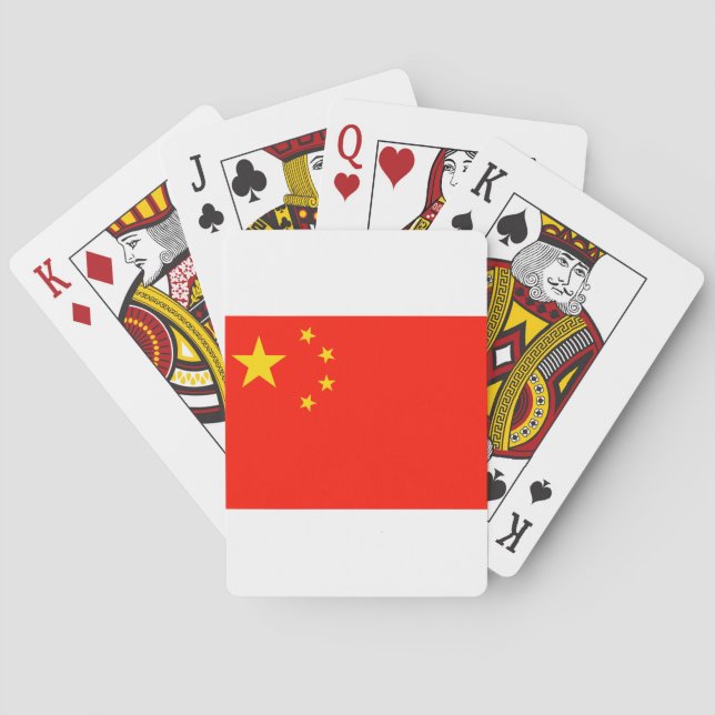 Baralho Bandeira da China - Alta Qualidade (Verso)