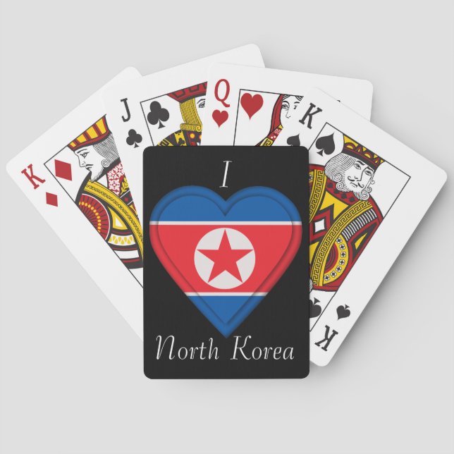 Baralho Bandeira da Coreia do Norte (Verso)