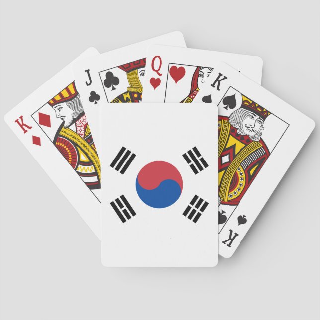 Baralho Bandeira da Coreia do Sul (Verso)