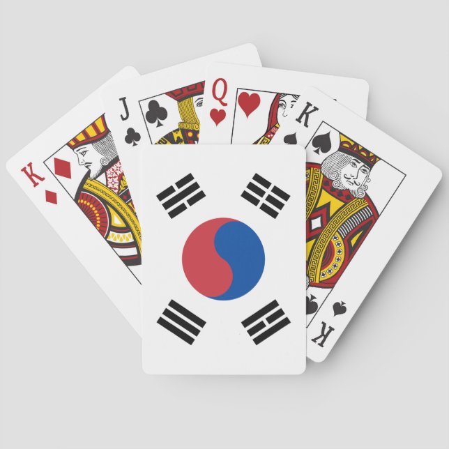 Baralho Bandeira da Coreia do Sul (ROK) (Verso)