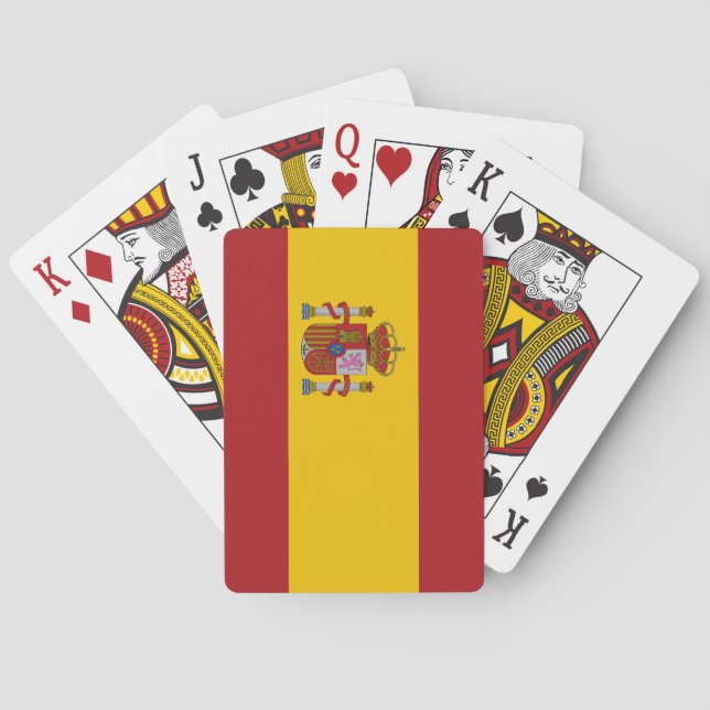 Baralho Bandeira da Espanha (Verso)