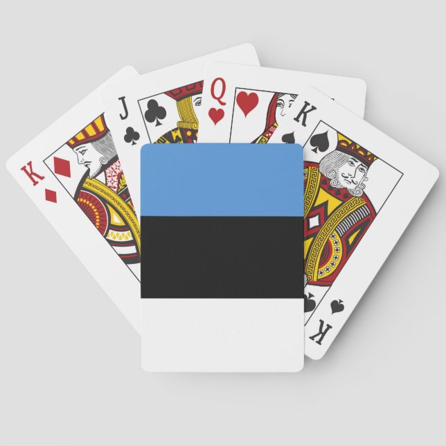 Baralho Bandeira da Estônia (Verso)