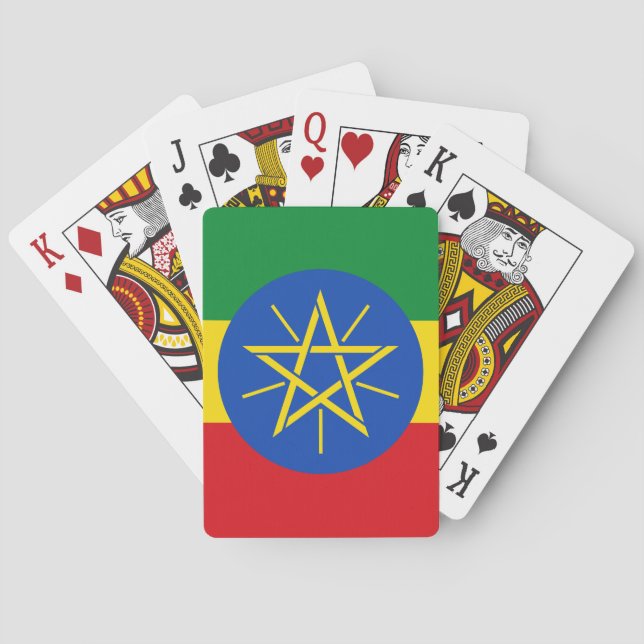 Baralho Bandeira da Etiópia (Verso)