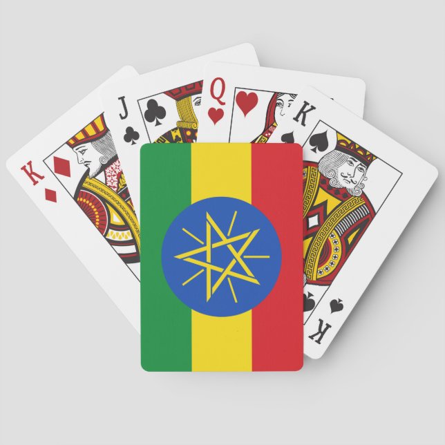 Baralho Bandeira da Etiópia (Verso)