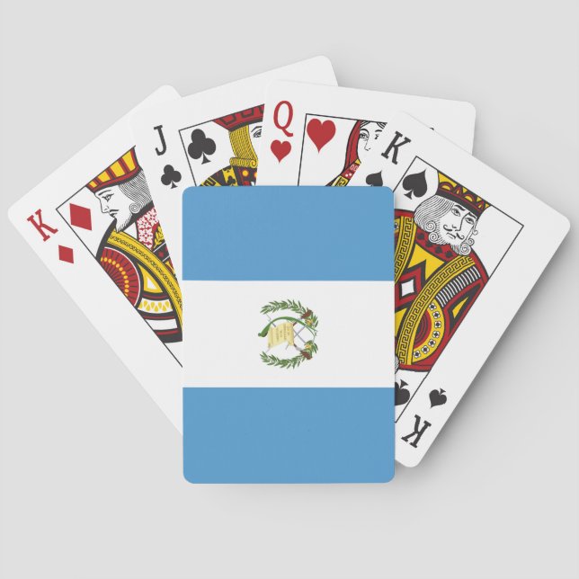 Baralho Bandeira da Guatemala (Verso)