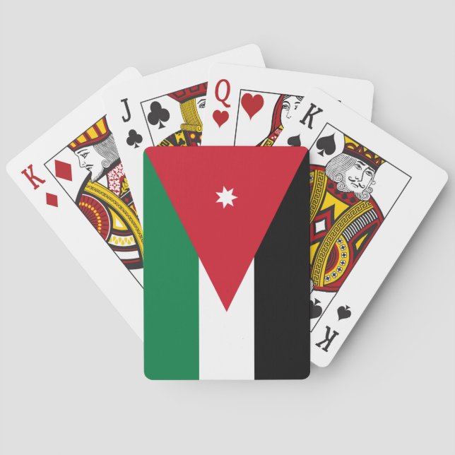 Baralho Bandeira da Jordânia (Verso)