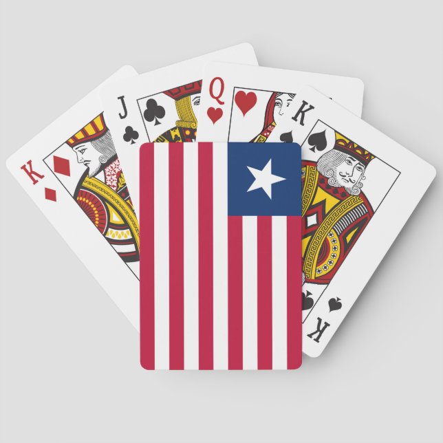 Baralho Bandeira da Libéria (Verso)