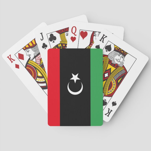 Baralho Bandeira da Líbia (Verso)