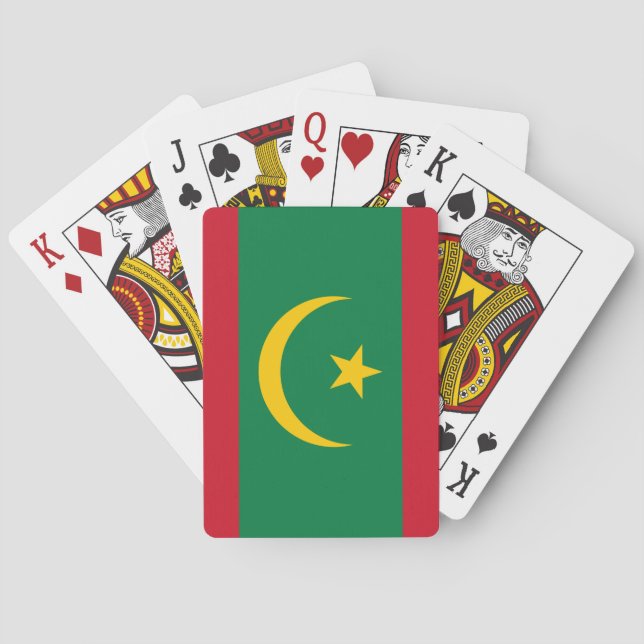 Baralho Bandeira da Mauritânia (Verso)