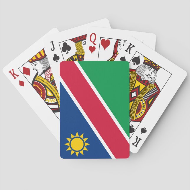 Baralho Bandeira da Namíbia (África Austral) (Verso)
