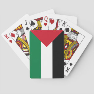 Baralho Bandeira da Palestina jogando cartas