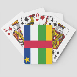 Baralho Bandeira da República Centro-Africana (RCA)