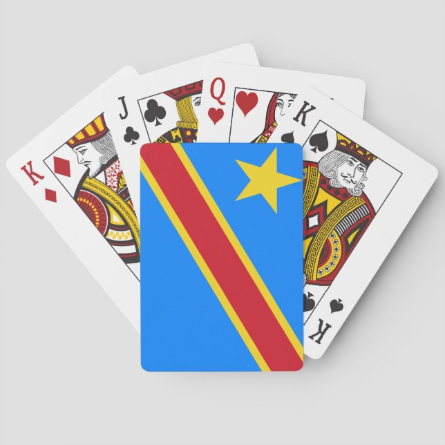 Baralho Bandeira da República Democrática do Congo (Verso)