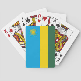 Baralho Bandeira da Ruanda (Ruanda) (País Africano)