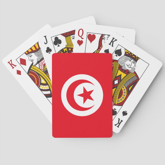 Baralho Bandeira da Tunísia (Verso)