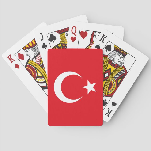Baralho Bandeira da Turquia (Verso)