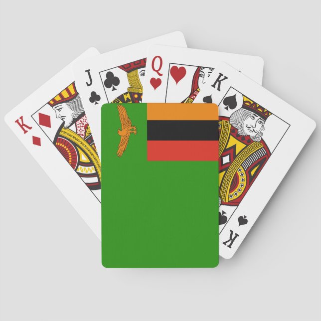 Baralho Bandeira da Zâmbia (Verso)