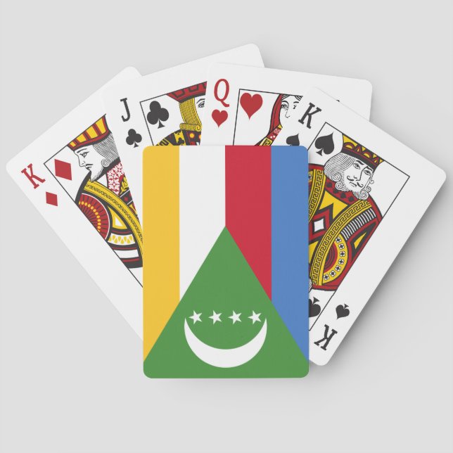 Baralho Bandeira das Comores (Verso)