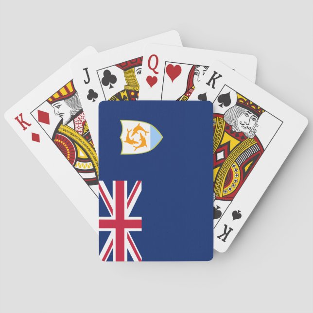 Baralho Bandeira de Anguilla (Caribe) (Verso)