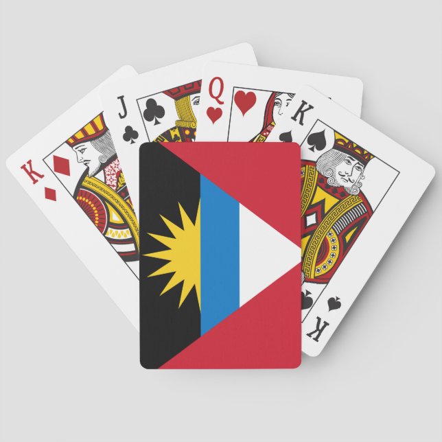 Baralho Bandeira de Antígua e Barbuda (Verso)
