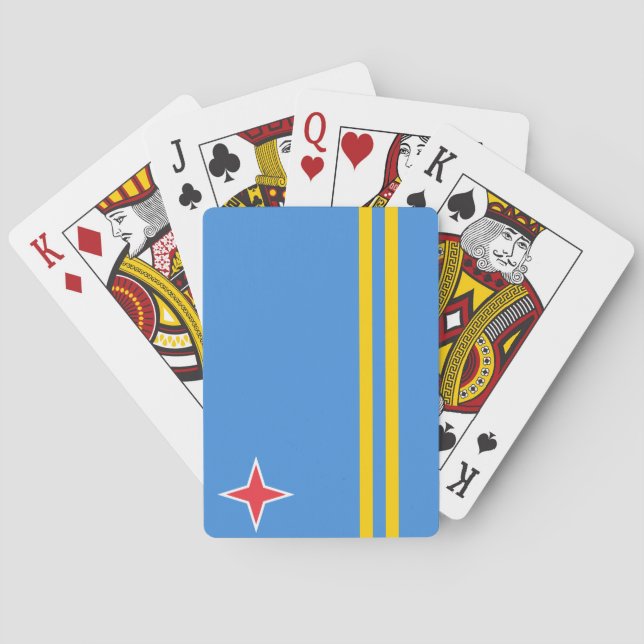 Baralho Bandeira de Aruba (Verso)