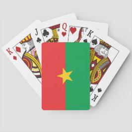 Baralho Bandeira de Burquina Fasso