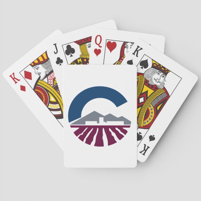 Baralho Bandeira de Chandler, Arizona (Verso)