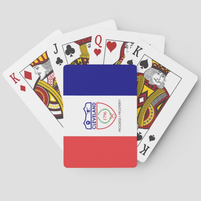 Baralho Bandeira de Cleveland (Ohio) (Verso)