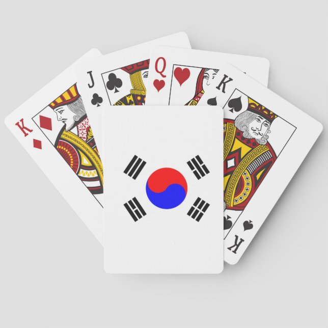 Baralho Bandeira de Coreia do Sul (Verso)