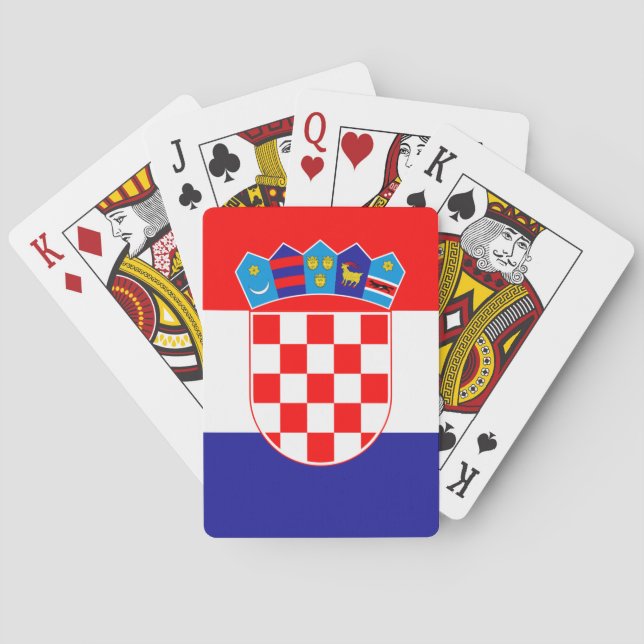 Baralho Bandeira de Croatia (Verso)
