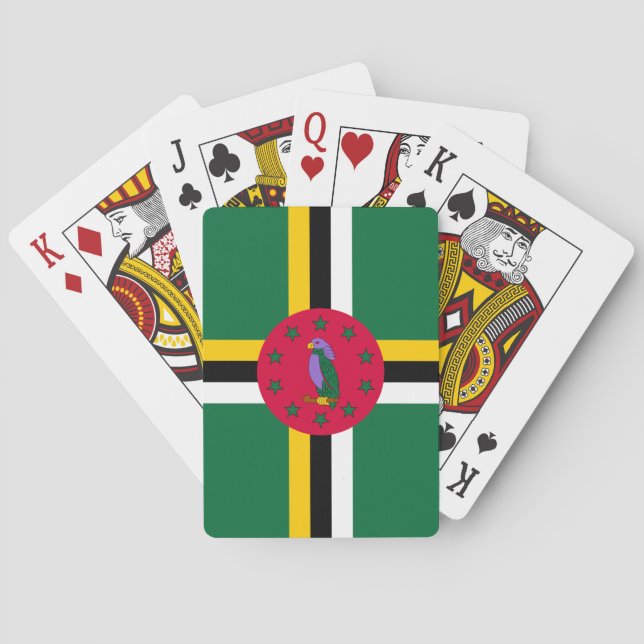 Baralho Bandeira de Dominica (Verso)