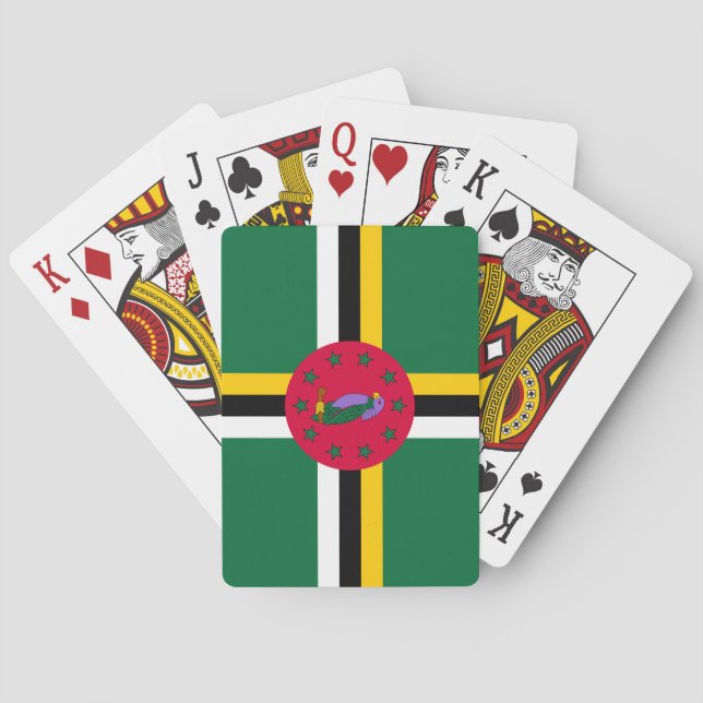 Baralho Bandeira de Dominica (Verso)
