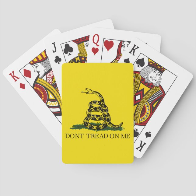 Baralho Bandeira de Gadsden (Verso)