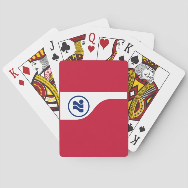 Baralho Bandeira de Irving, Texas (Verso)