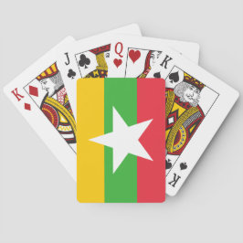 Baralho Bandeira de Mianmar (Birmânia)