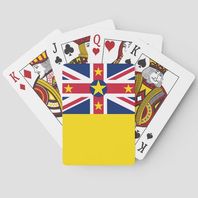 Baralho Bandeira de Niue (Verso)